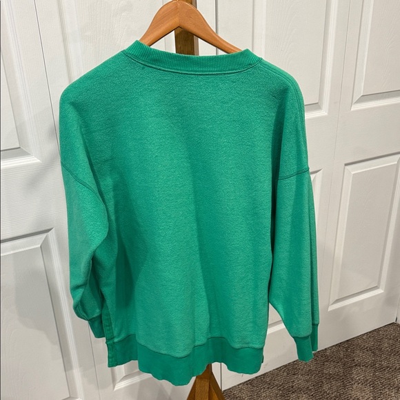 Aerie Vibrant Green Crewneck Top - Picture 4 of 4